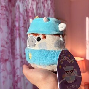 NEW! RARE! Mystafa the latte Cow Easter Squishmallow 5” NWT